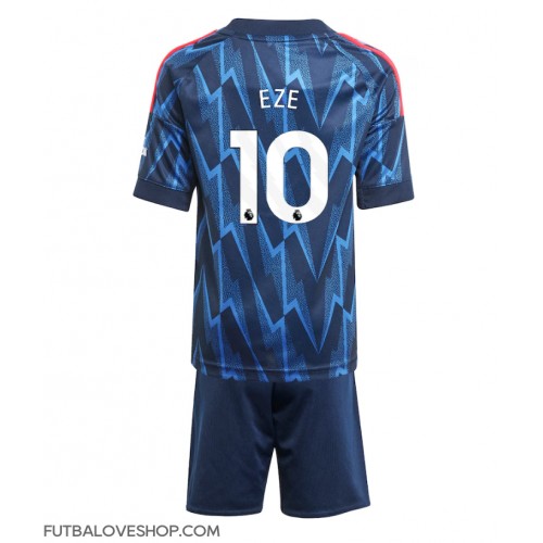 Dres Arsenal Eberechi Eze #10 Preč pre deti 2025-26 Krátky Rukáv (+ trenírky)
